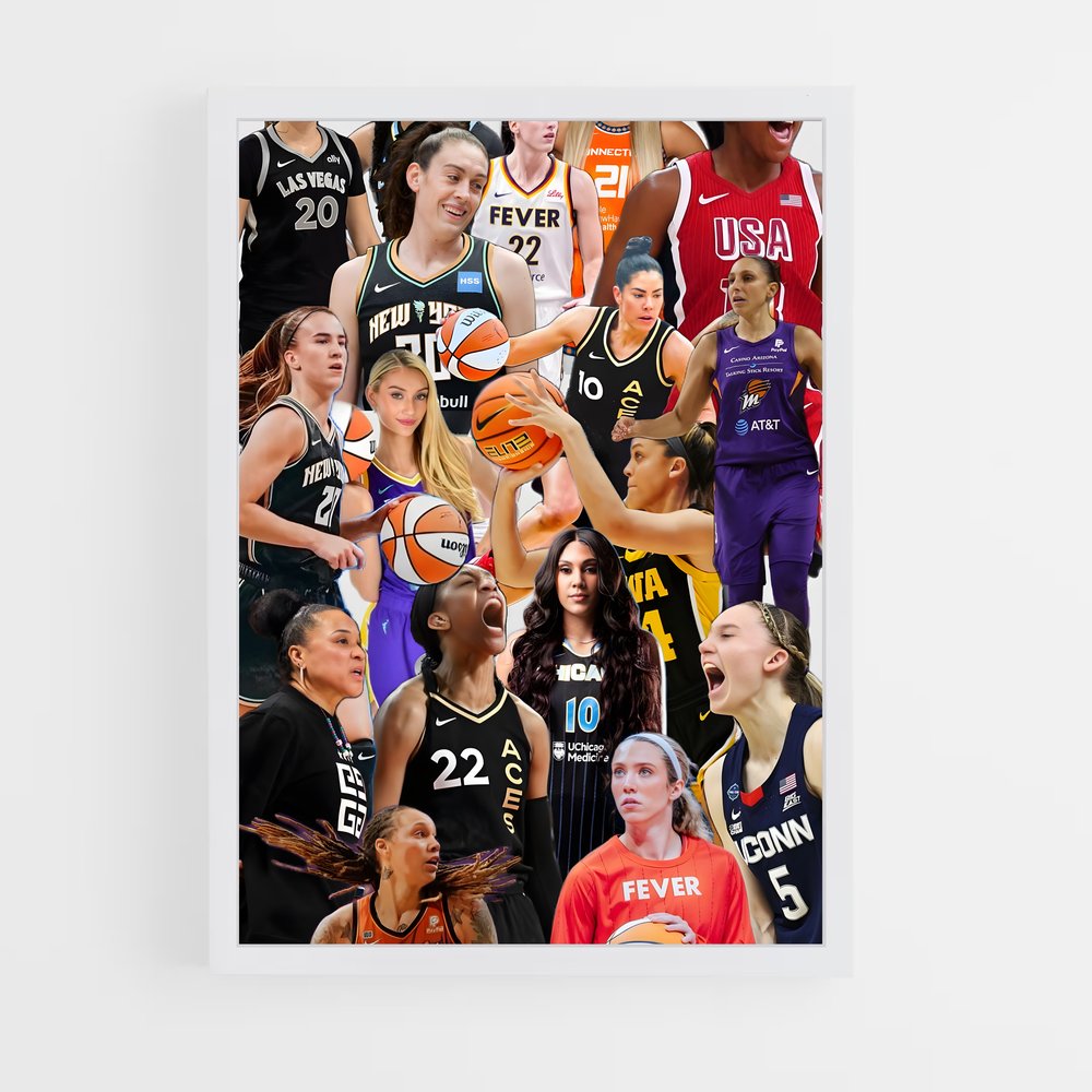 Poster Les Héroïnes du Basket – affiche Basketball (vue 3)